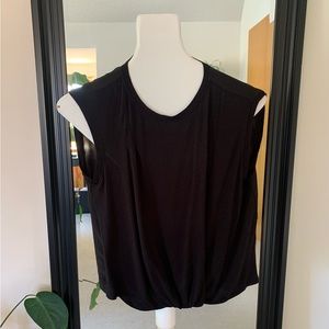 ANTHROPOLOGIE Black Sleeveless Shirt